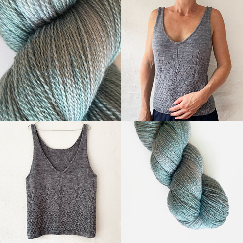 On the Rocks Tank Top Light - KIT - Tonal Silk Lace