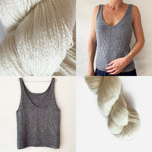 On the Rocks Tank Top Light - KIT - Tonal Silk Lace