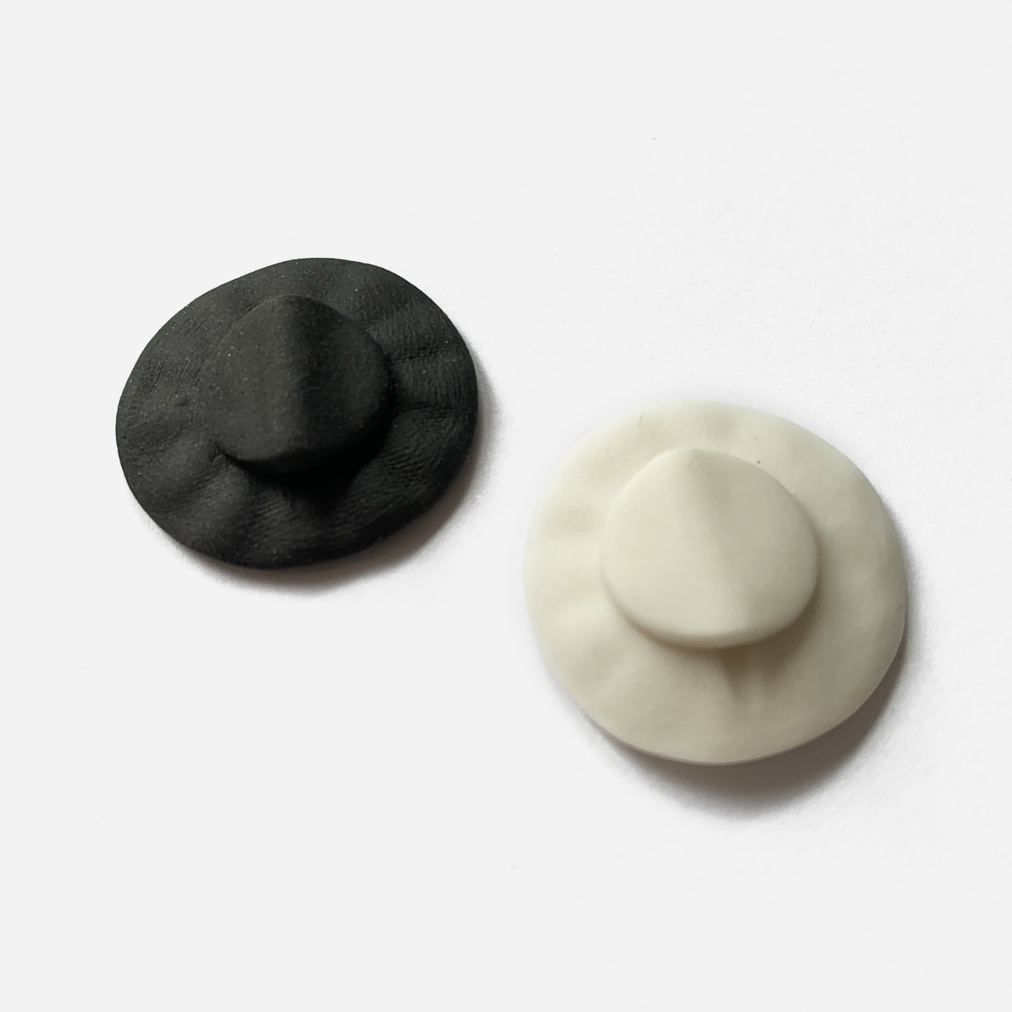 Ivory & Silver - Porcelain Bling Buttons